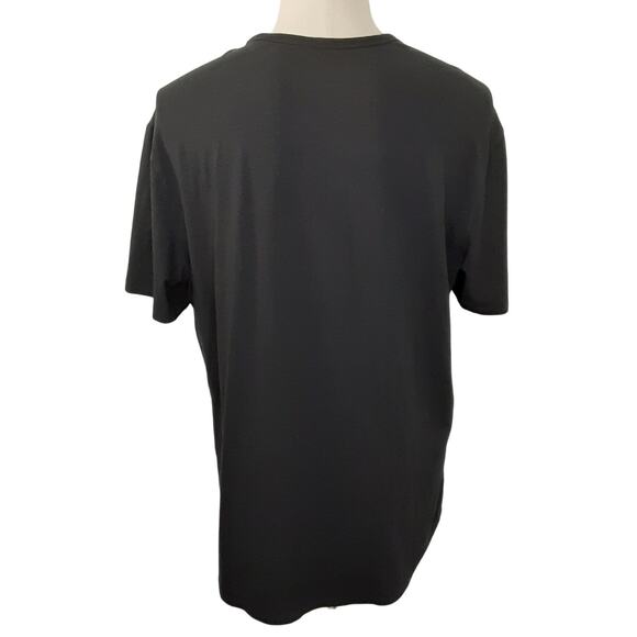 Lululemon 5 Year Basic Tee SeaWheeze Black Short Sleeve T Shirt Men L/XL - Picture 4 of 8